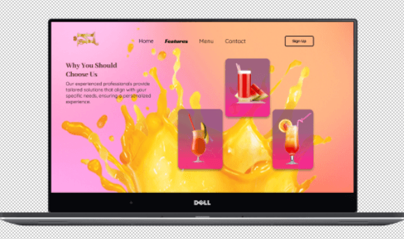 Juice House Website image 2