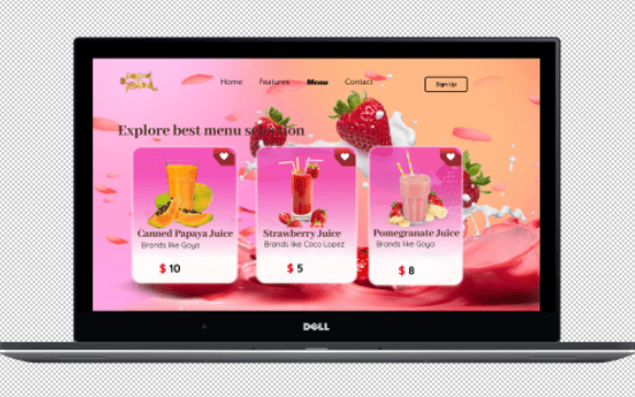 Juice House Website image 3